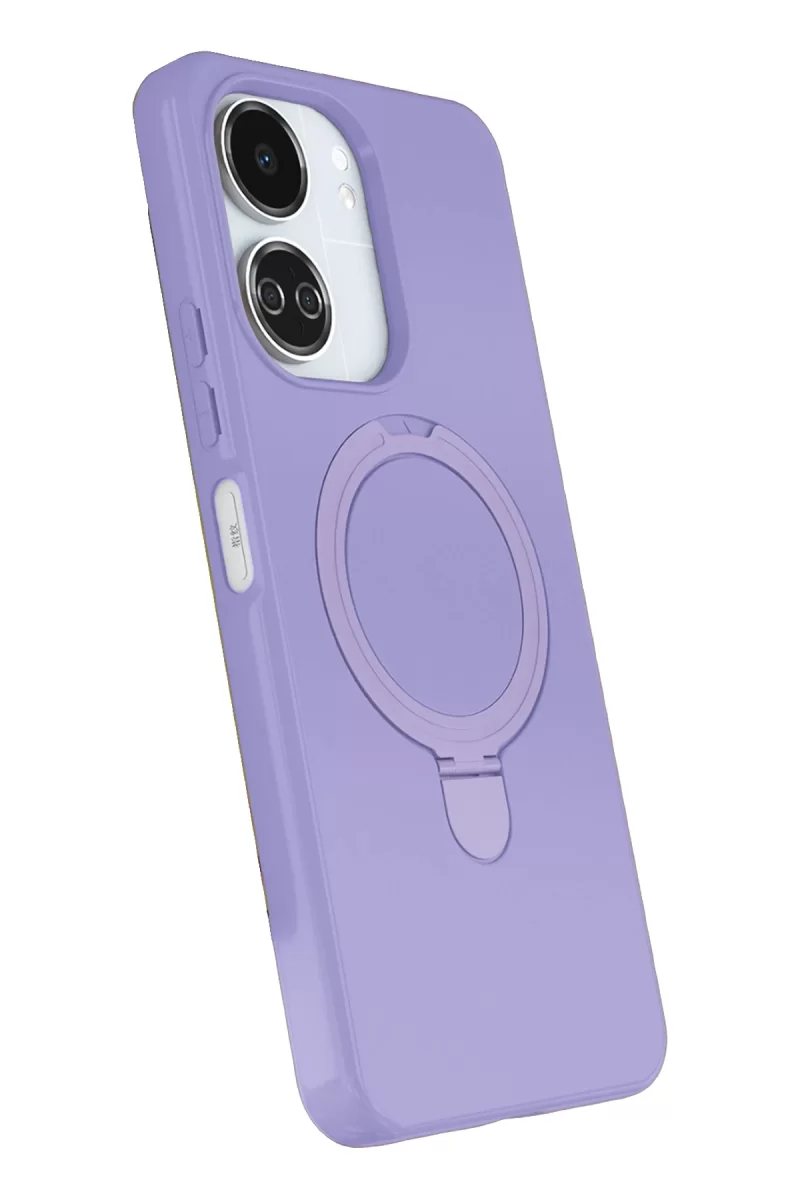 Newface Xiaomi Redmi 13C Regal Magsafe Standlı Kapak - Lila