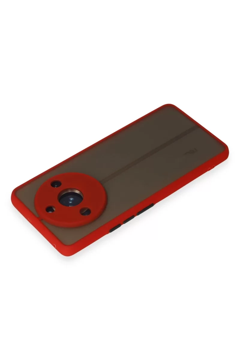 Newface Realme 11 Pro Kılıf Montreal Silikon Kapak - Kırmızı