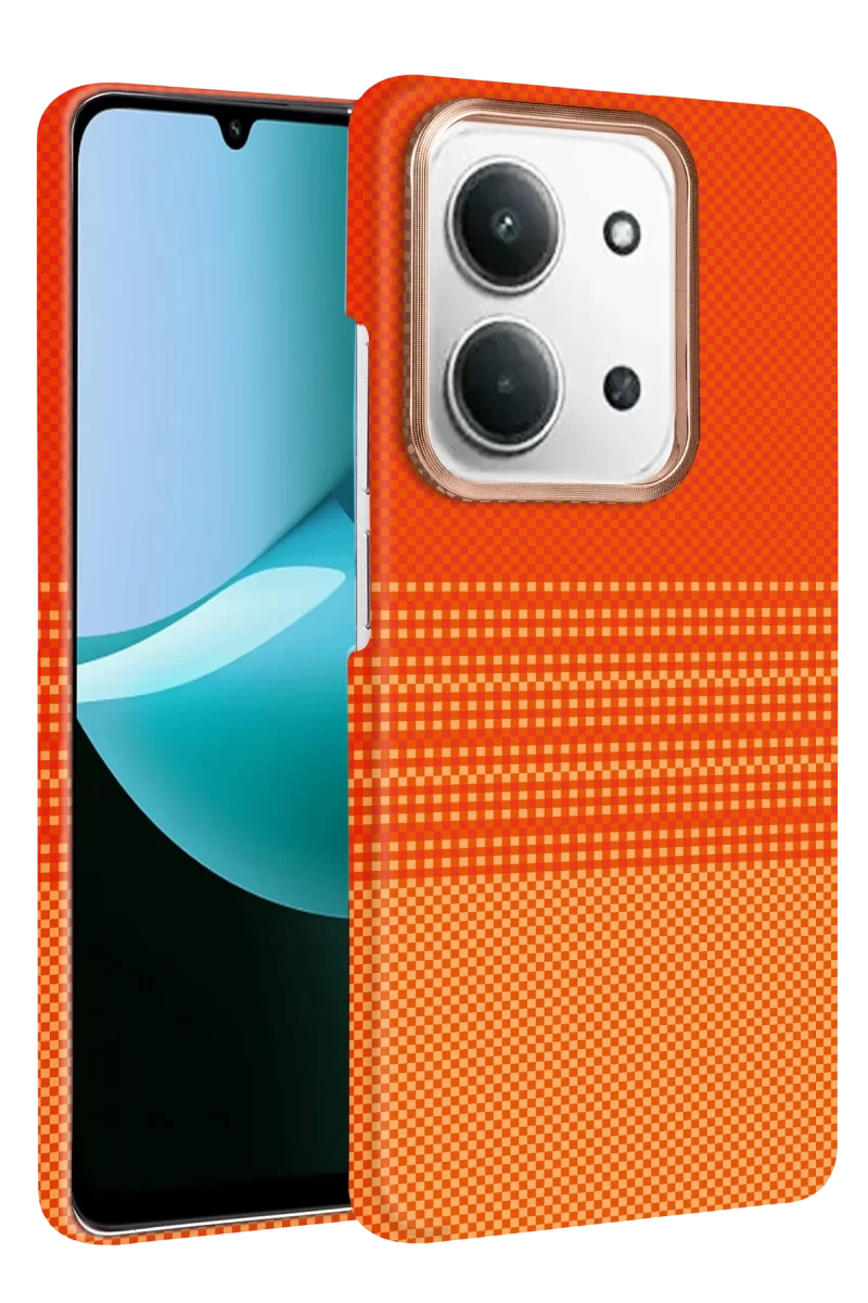 Newface Xiaomi Redmi 15C 4G Vega Magsafe Kapak - Turuncu
