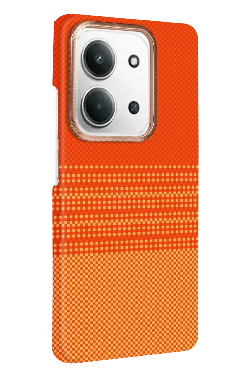 Newface Xiaomi Redmi 15C 4G Vega Magsafe Kapak - Turuncu