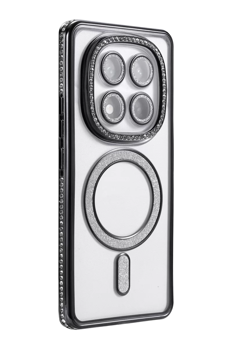 Newface Xiaomi Redmi Note 14 Pro 5G Joke Simli Magneticsafe Kılıf - Siyah