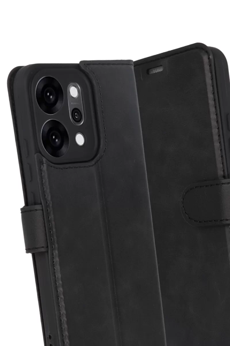 Newface Oppo Reno 14 Trend S Plus Kapaklı Kılıf - Siyah