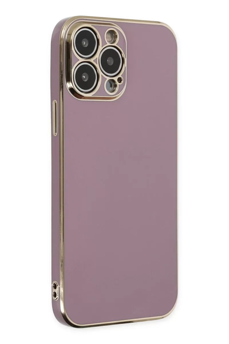 Newface Apple iPhone 15 Pro Max Kılıf Volet Silikon - Mor