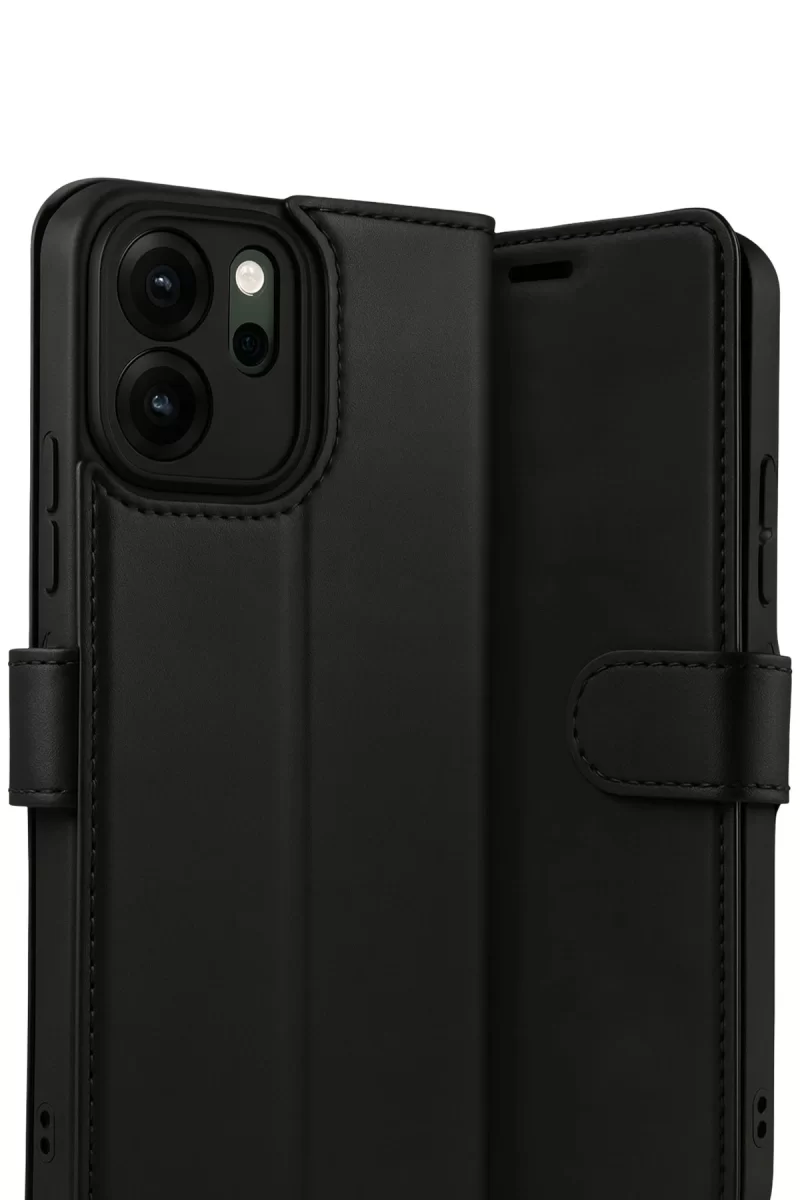 Newface Oppo Reno 14F Trend S Plus Kapaklı Kılıf - Siyah