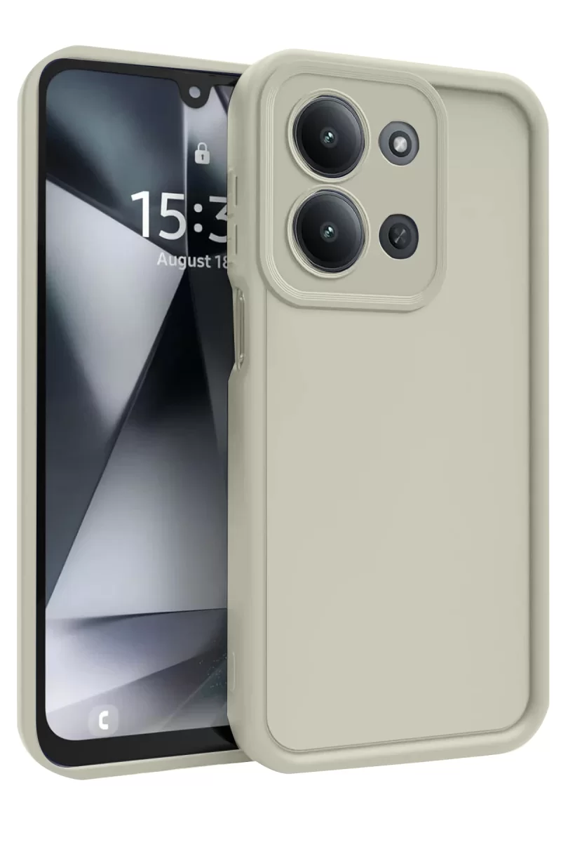 Newface Xiaomi Redmi 15C 4G Viera Silikon - Krem