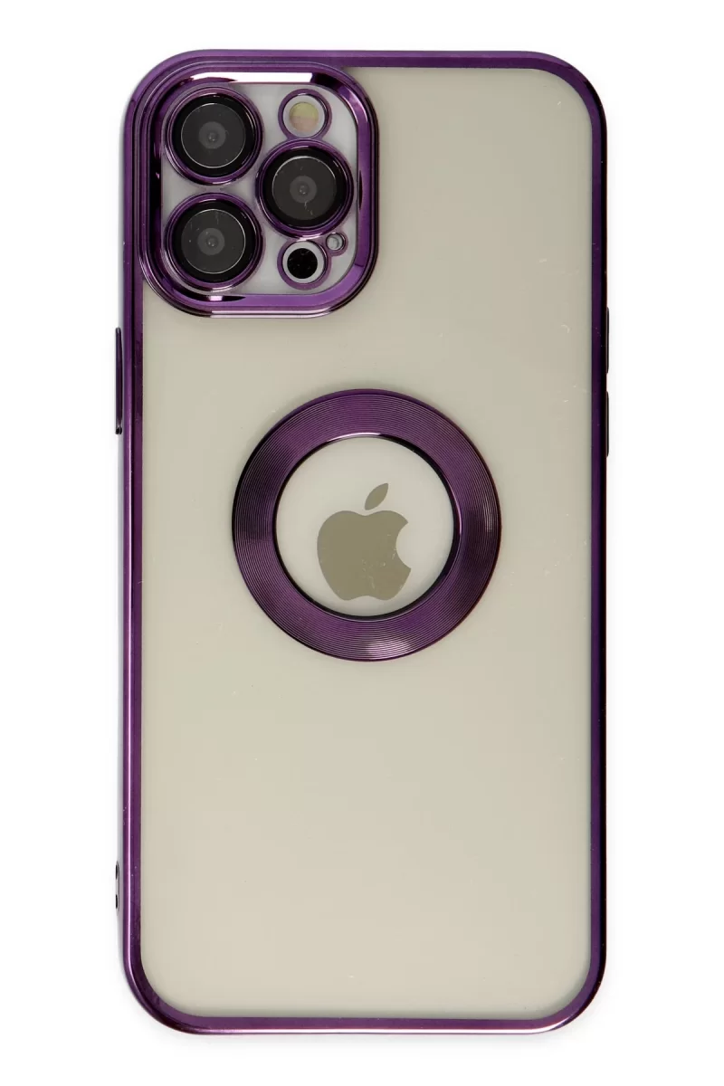 Newface Apple iPhone 12 Pro Kılıf Slot Silikon - Mor