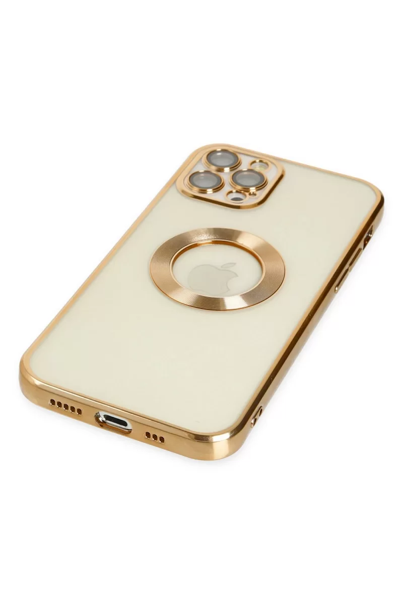 Newface Apple iPhone 12 Pro Kılıf Slot Silikon - Gold
