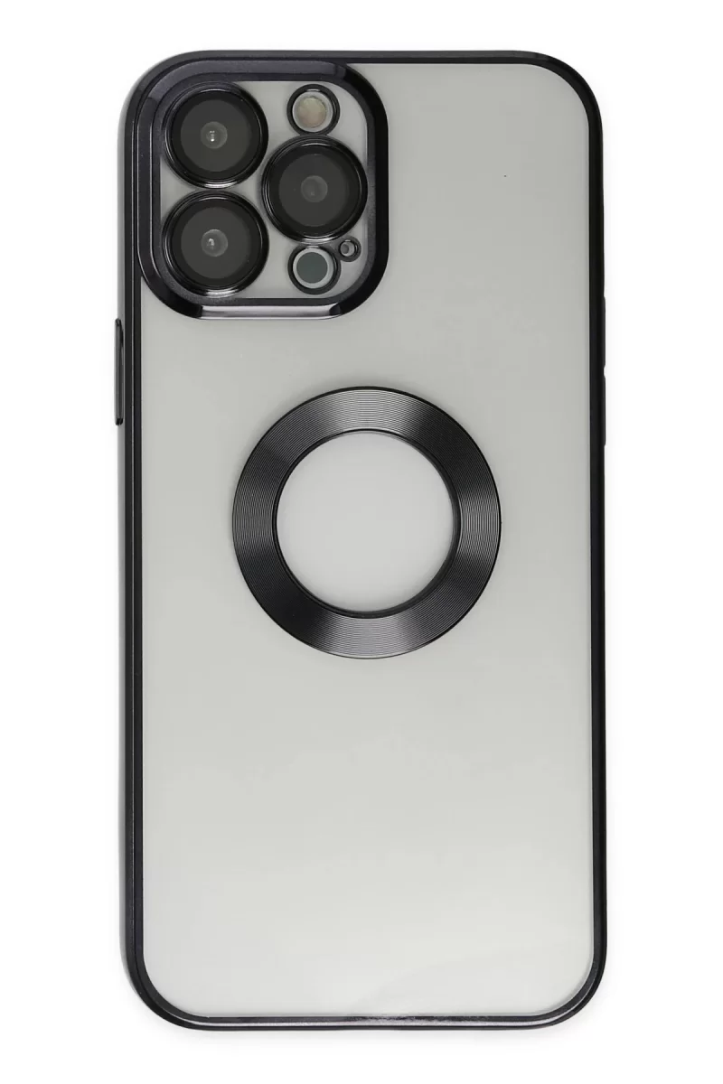 Newface Apple iPhone 13 Pro Kılıf Slot Silikon - Siyah