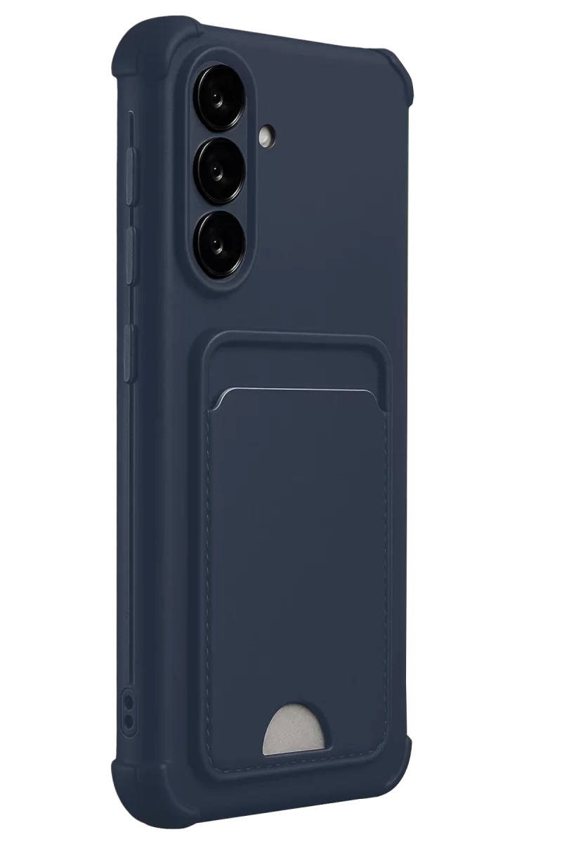 Newface Samsung Galaxy A17 5G Kelvin Kartvizitli Silikon - Lacivert