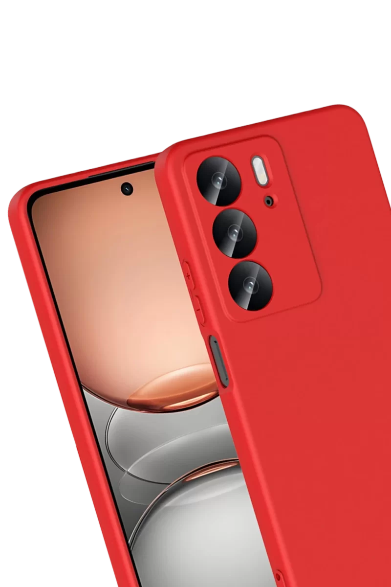 Newface Realme C75 4G First Silikon - Kırmızı