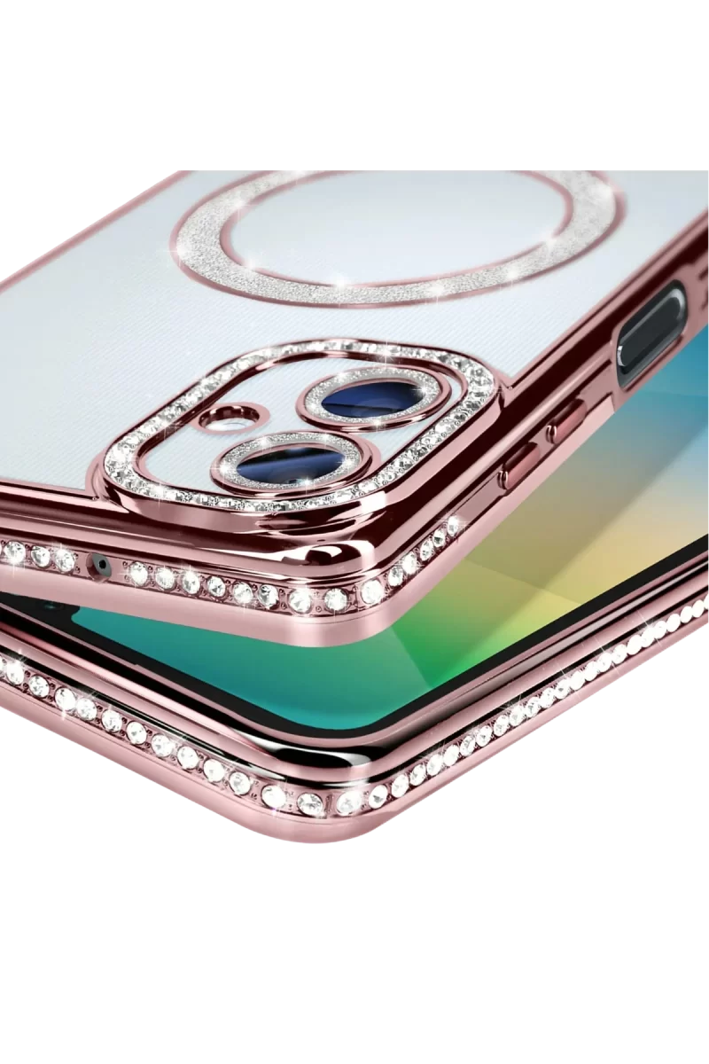 Newface Samsung Galaxy A06 Joke Simli Magneticsafe Kılıf - Pembe