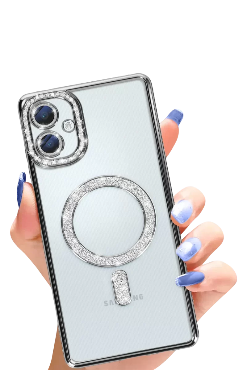 Newface Samsung Galaxy A06 Joke Simli Magneticsafe Kılıf - Siyah