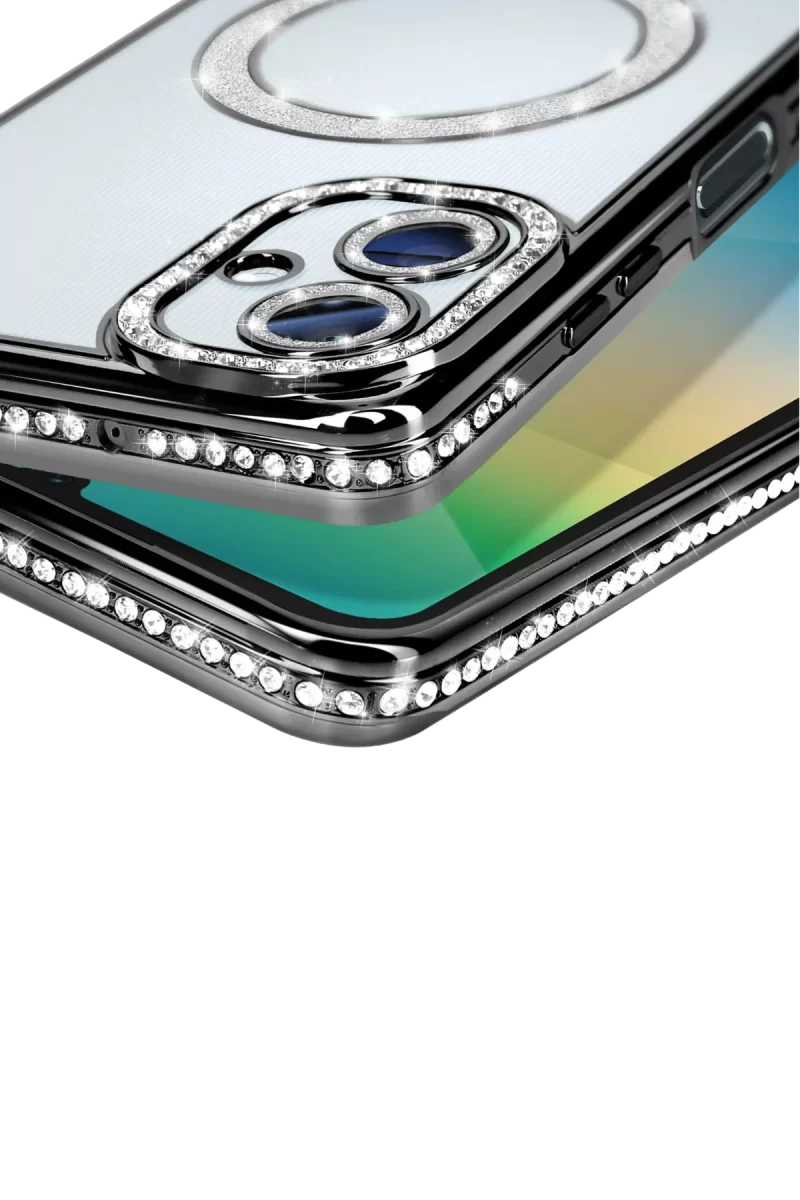 Newface Samsung Galaxy A06 Joke Simli Magneticsafe Kılıf - Siyah