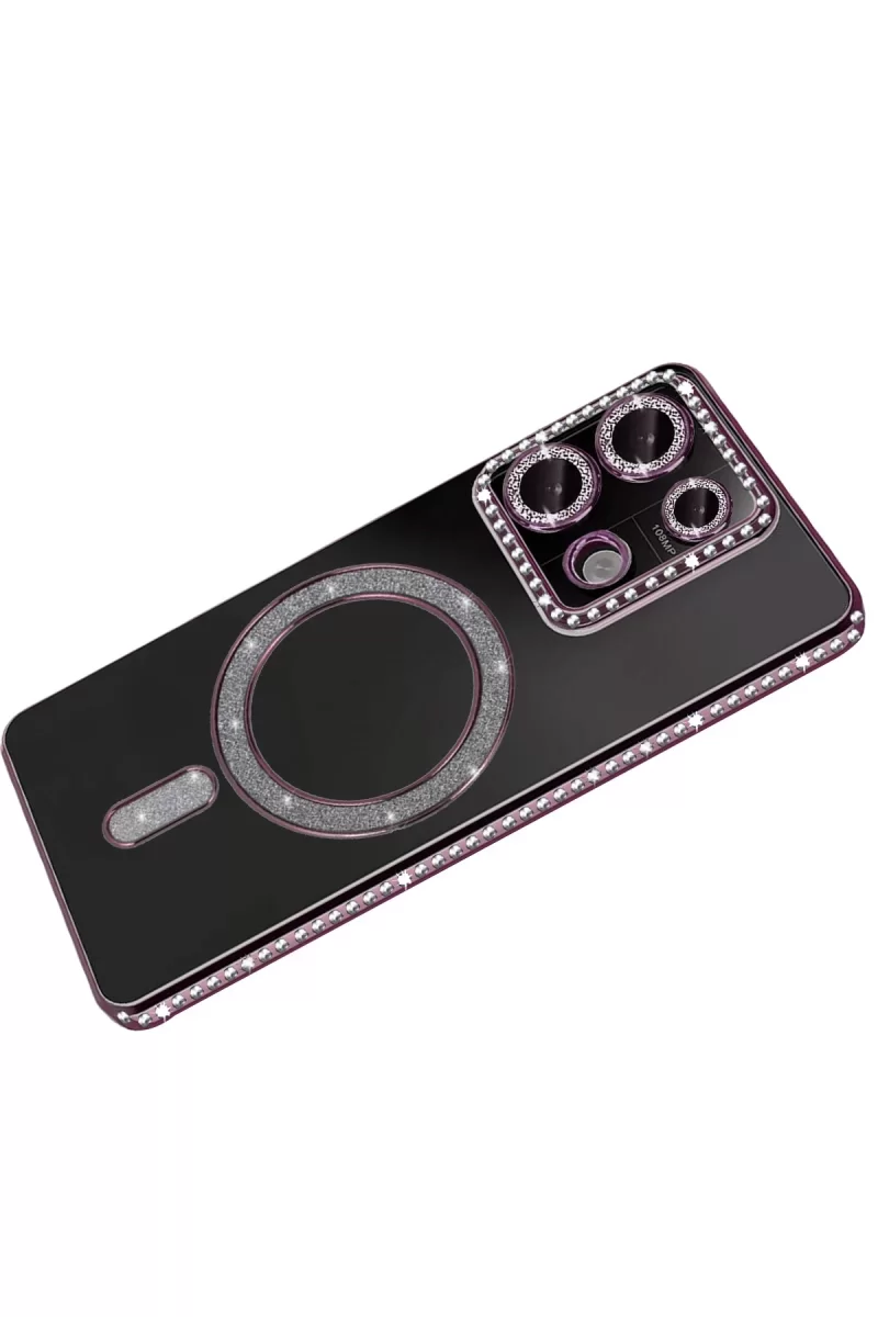 Newface Xiaomi Redmi 13C Joke Simli Magneticsafe Kılıf - Pembe