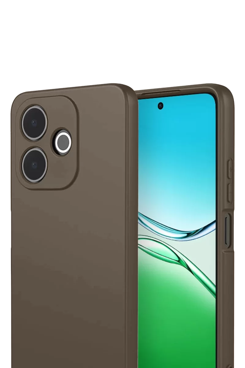 Newface Oppo A5 Pro 4G First Silikon - Kahverengi
