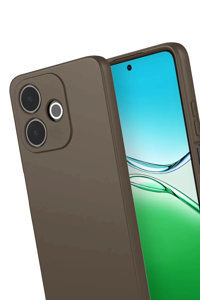 Newface Oppo A5 Pro 4G First Silikon - Kahverengi