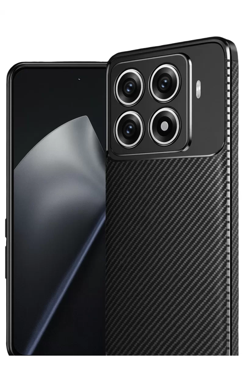 Newface Xiaomi Mi 15T Pro Auto Focus Karbon Kapak - Siyah