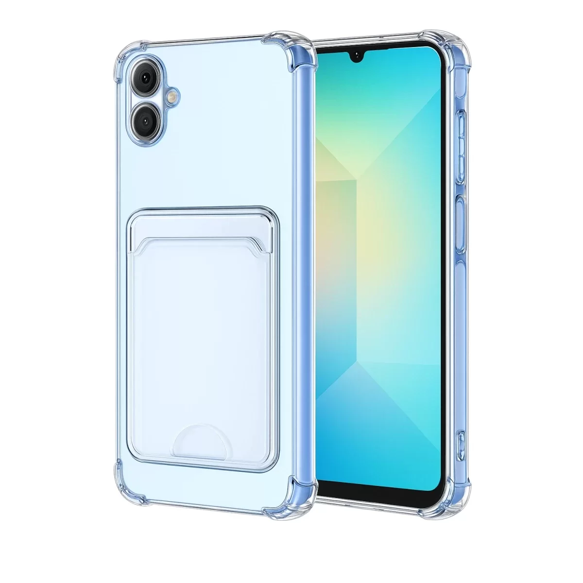 Newface Samsung Galaxy A07 4G Kart Şeffaf Silikon - Şeffaf