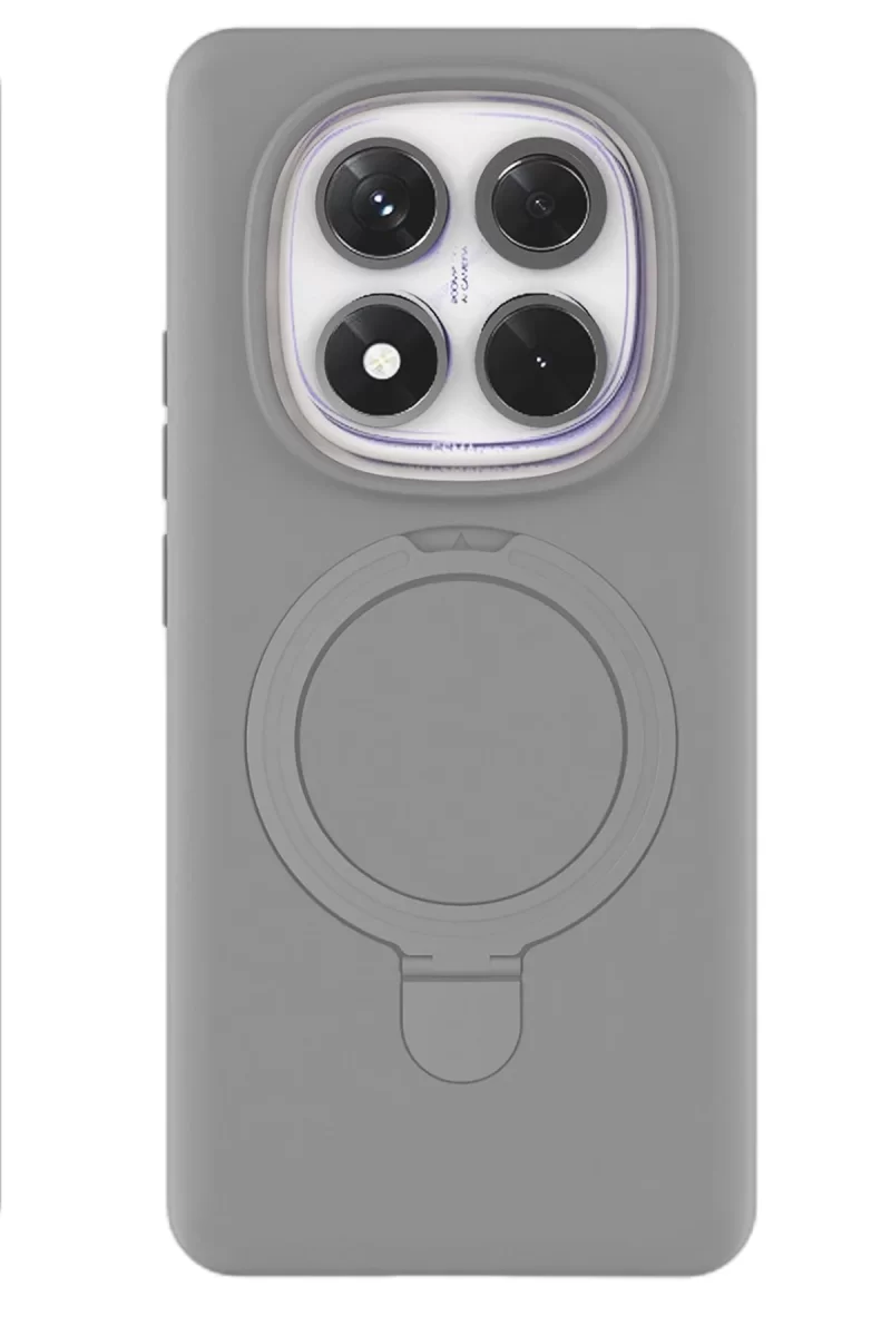 Newface Xiaomi Redmi Note 14 Pro 4G Regal Magsafe Standlı Kapak - Titan Gri