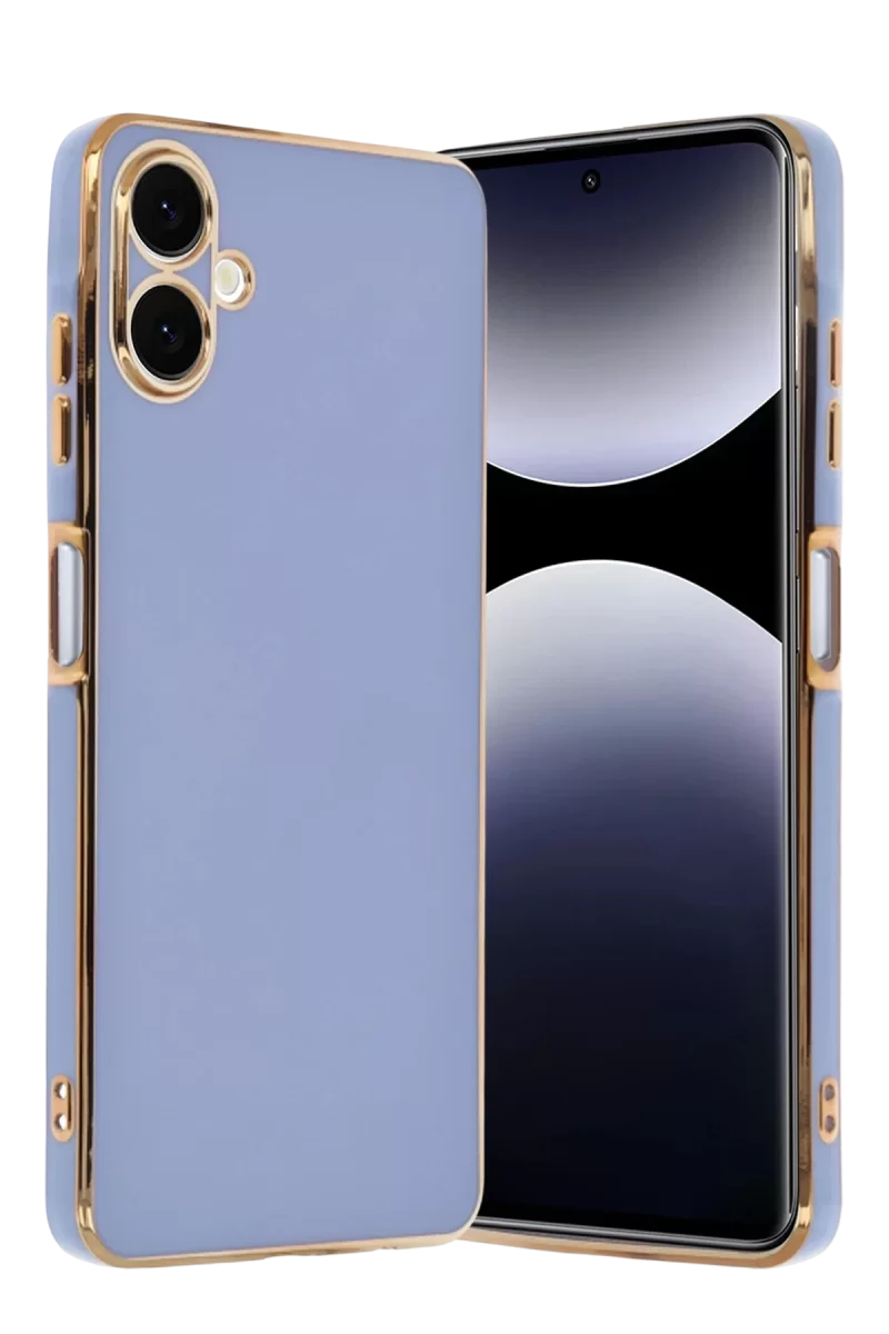Newface Samsung Galaxy A07 4G Volet Silikon - Mavi