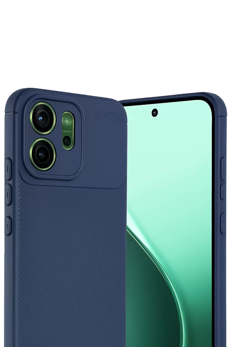 Newface Oppo Reno 14F Auto Focus Karbon Kapak - Lacivert