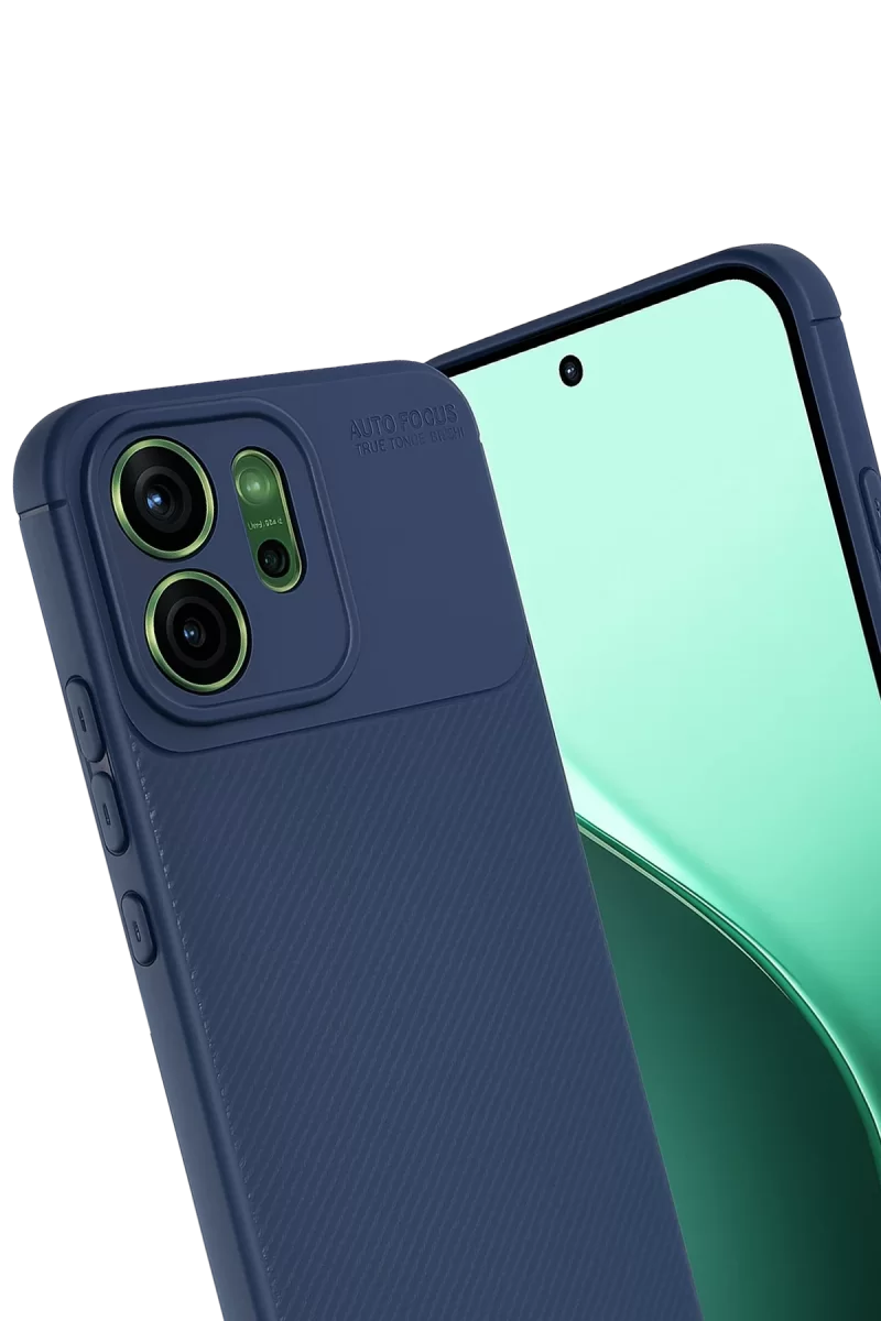 Newface Oppo Reno 14F Auto Focus Karbon Kapak - Lacivert