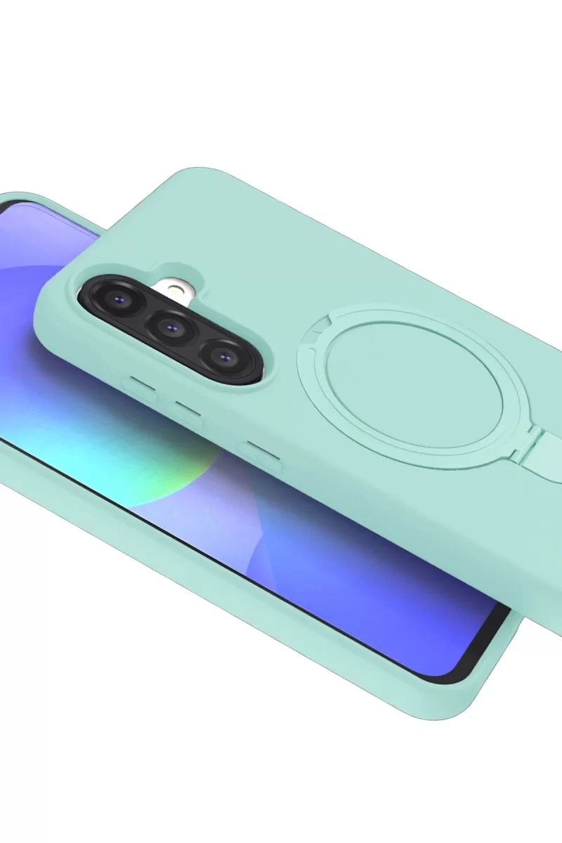 Newface Samsung Galaxy A17 5G Regal Magsafe Standlı Kapak - Su Yeşili