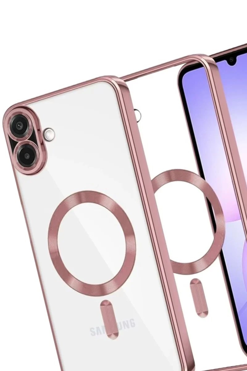 Newface Samsung Galaxy A07 4G Kross Magneticsafe Kapak - Rose
