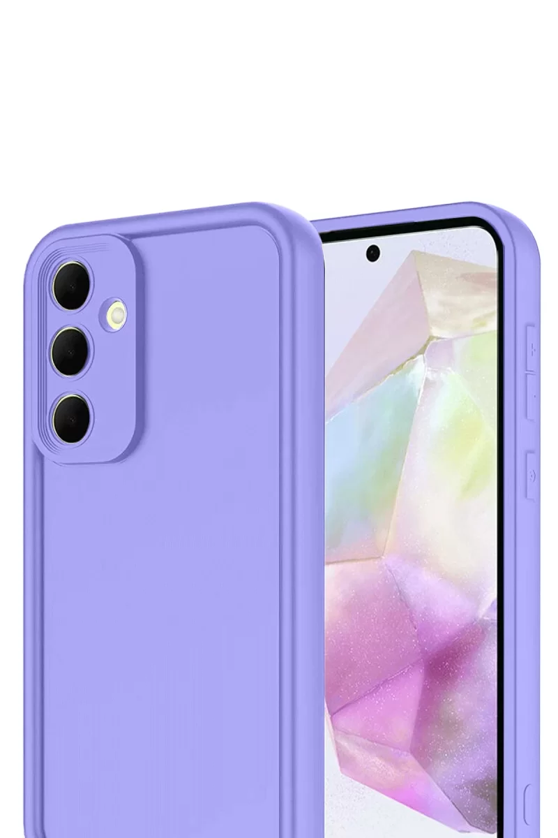 Newface Samsung Galaxy A17 5G Viera Silikon - Lila