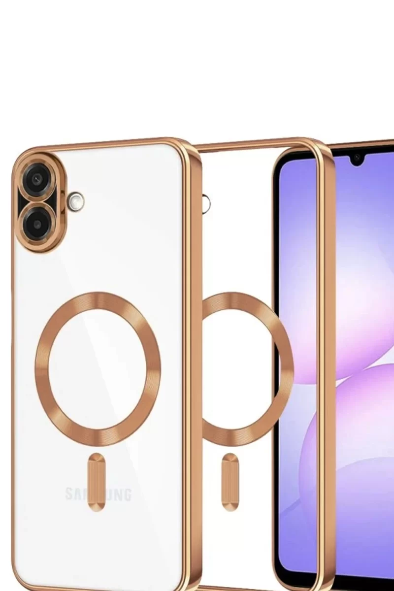 Newface Samsung Galaxy A07 4G Kross Magneticsafe Kapak - Çöl Titanyum