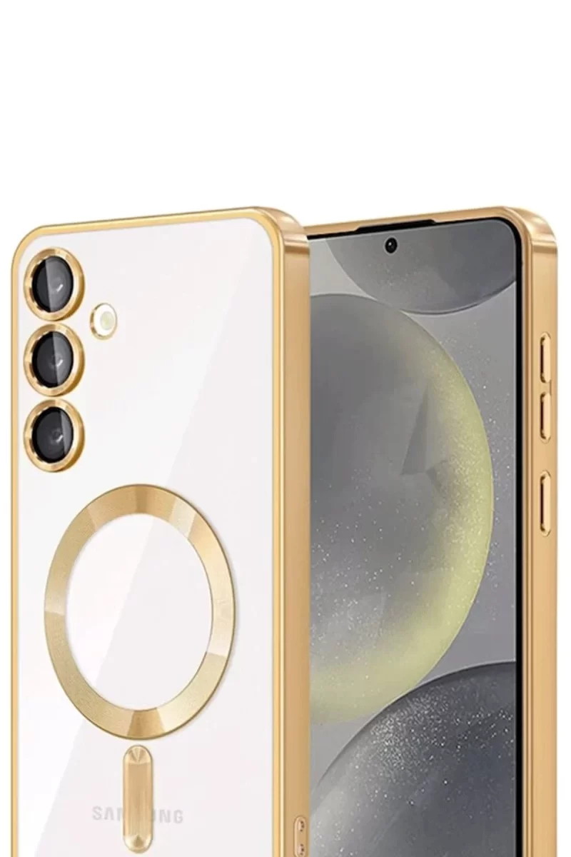 Newface Samsung Galaxy A17 5G Kross Magneticsafe Kapak - Gold