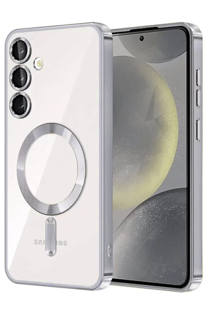 Newface Samsung Galaxy A17 5G Kross Magneticsafe Kapak - Gümüş