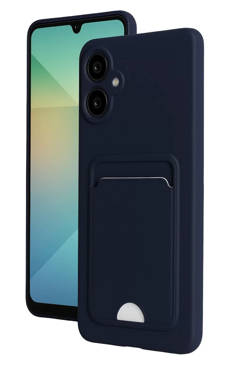 Newface Samsung Galaxy A07 4G Kelvin Kartvizitli Silikon - Lacivert