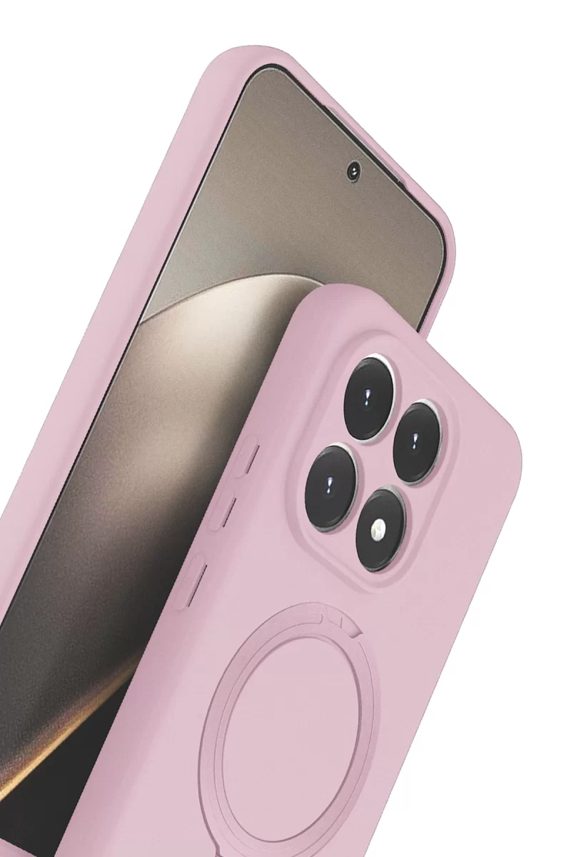 Newface Xiaomi Mi 15T Regal Magsafe Standlı Kapak - Açık Pembe