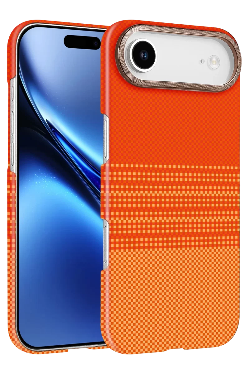 Newface Apple iPhone 17 Air Vega Magsafe Kapak - Turuncu
