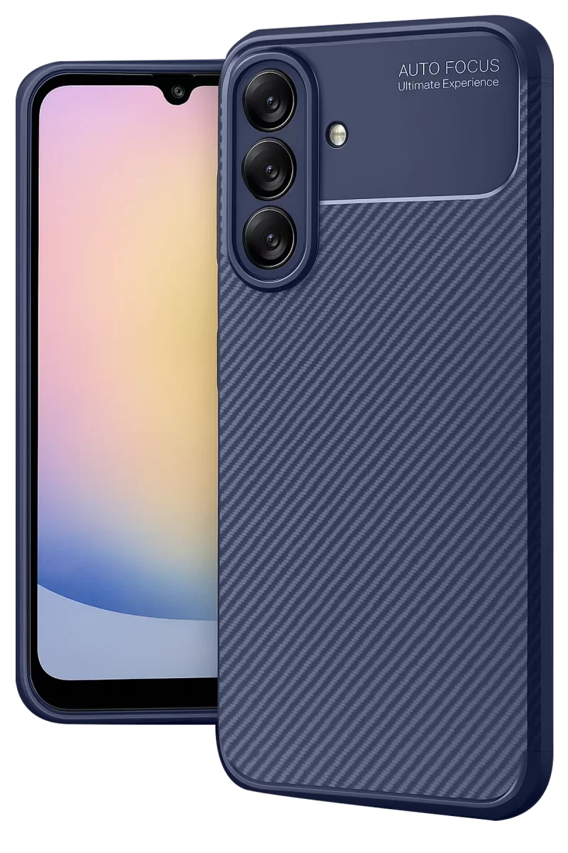 Newface Samsung Galaxy A17 5G Auto Focus Karbon Kapak - Lacivert