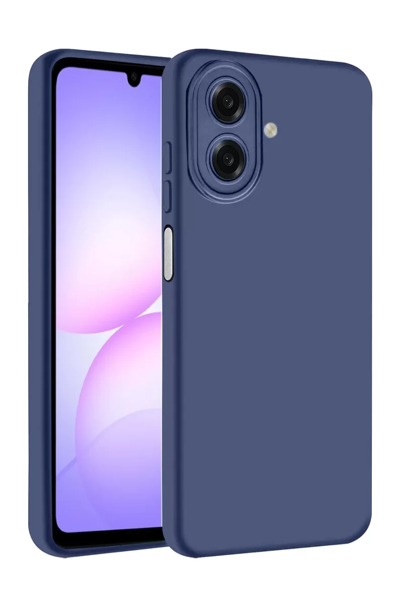 Newface Samsung Galaxy A07 4G First Silikon - Lacivert