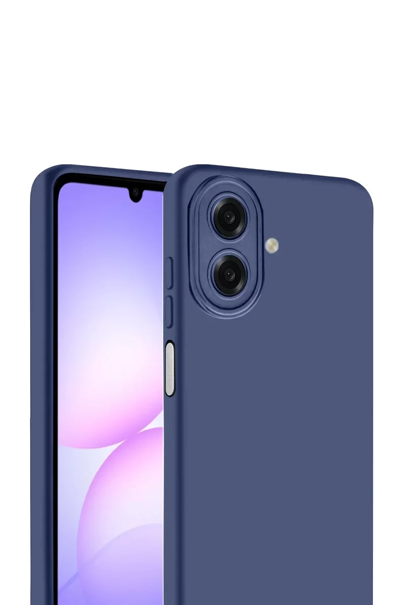 Newface Samsung Galaxy A07 4G First Silikon - Lacivert