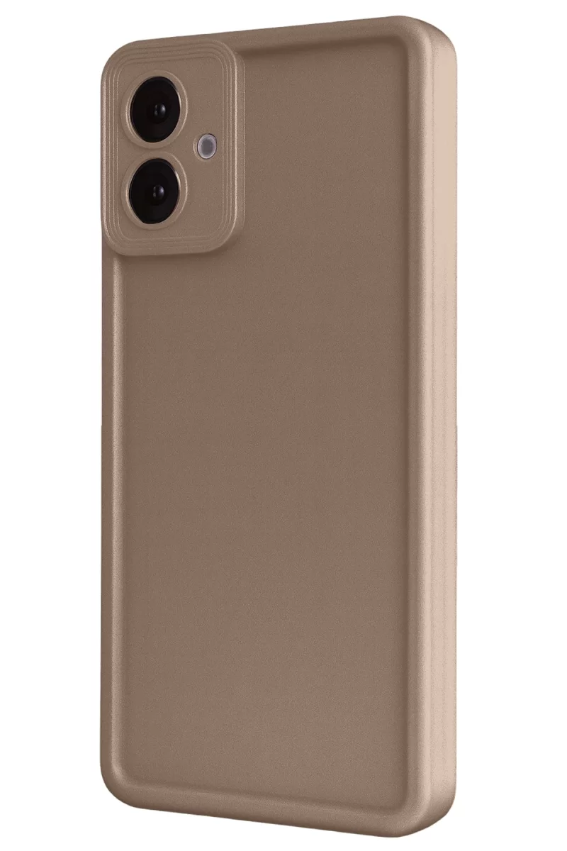 Newface Samsung Galaxy A07 4G Viera Silikon - Kahverengi