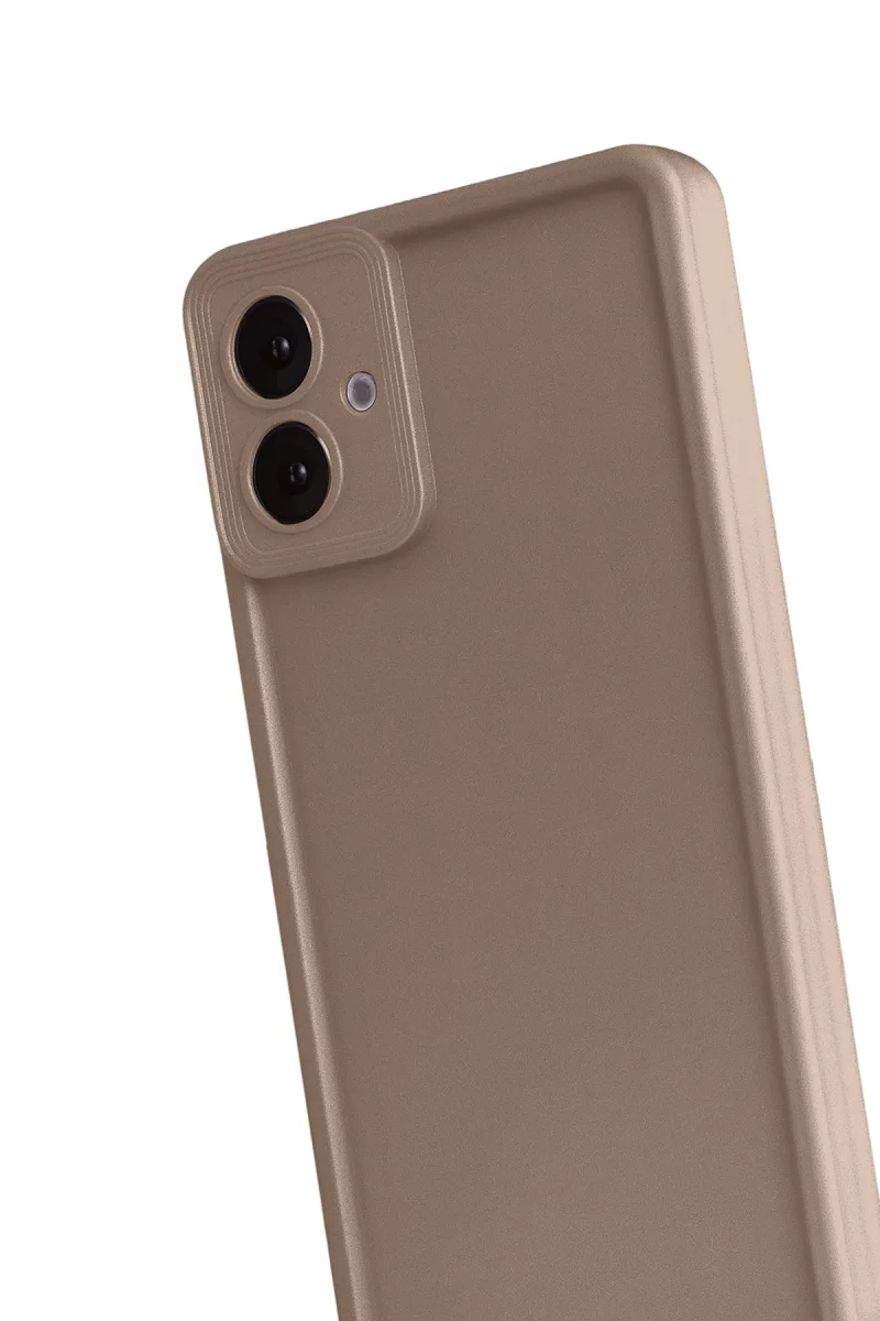 Newface Samsung Galaxy A07 4G Viera Silikon - Kahverengi