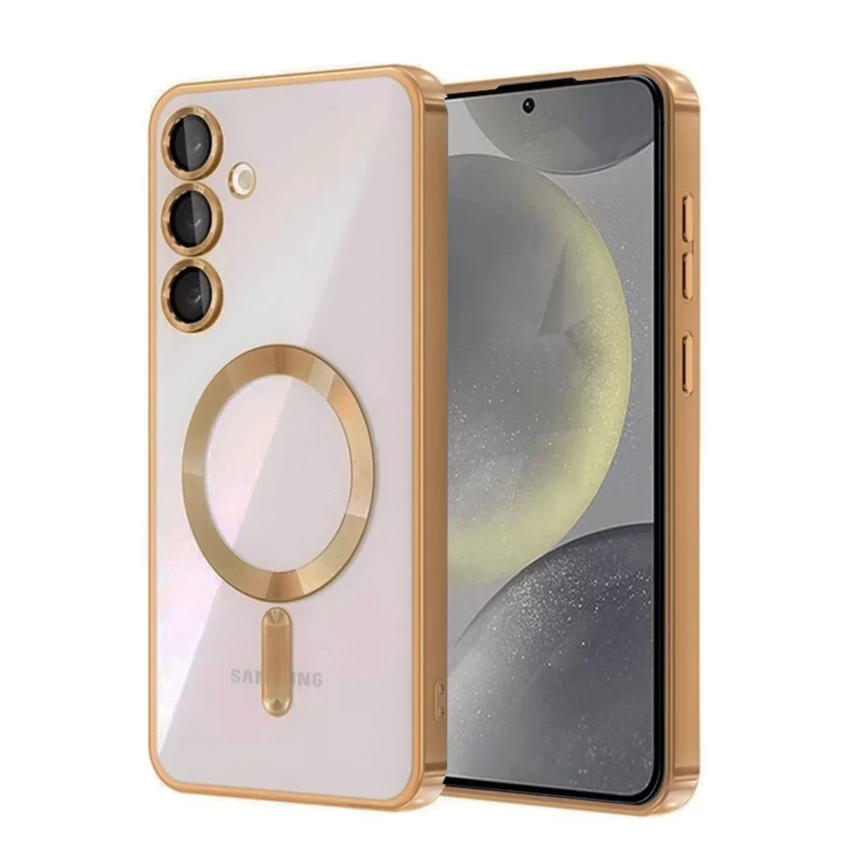 Newface Samsung Galaxy A17 5G Kross Magneticsafe Kapak - Çöl Titanyum