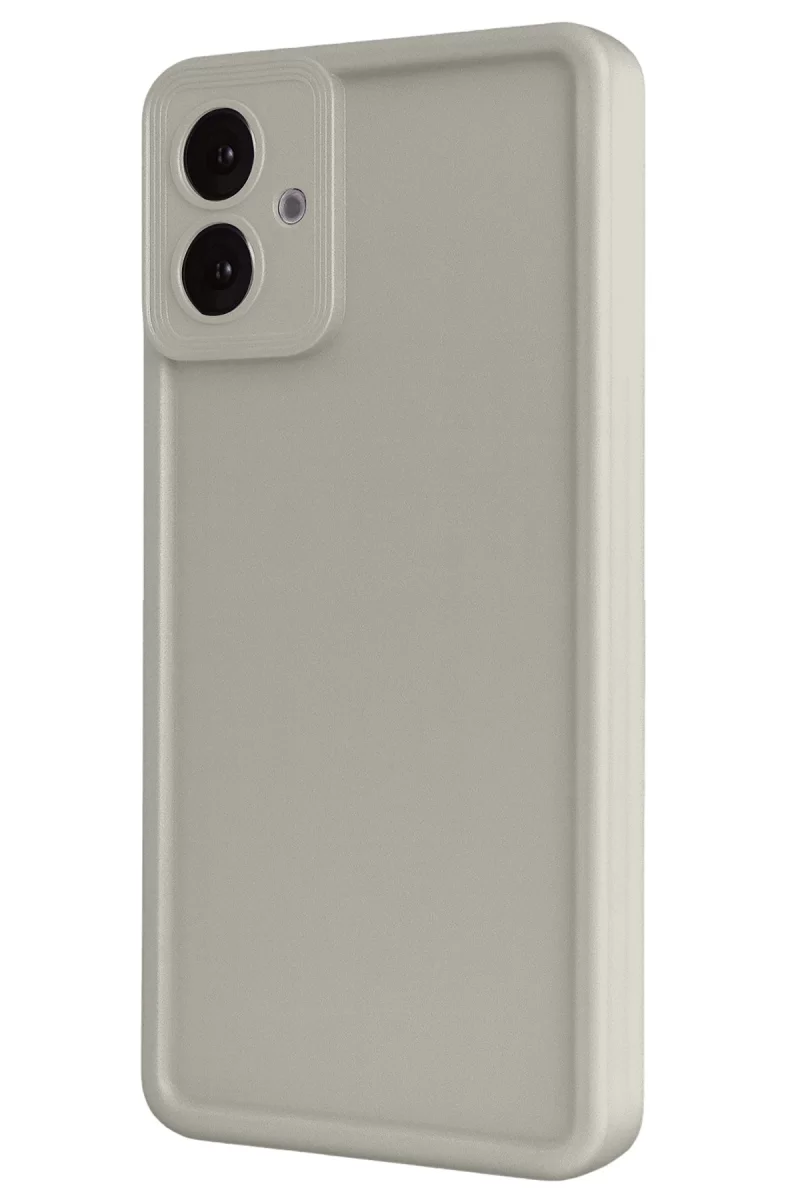 Newface Samsung Galaxy A07 4G Viera Silikon - Krem