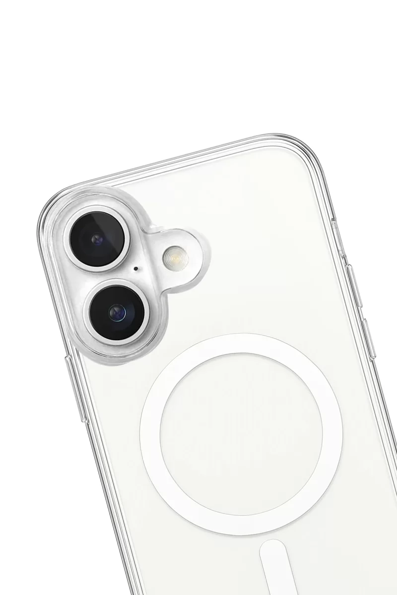 Newface Apple iPhone 17 Kılıf Magneticsafe Şeffaf Silikon - Şeffaf