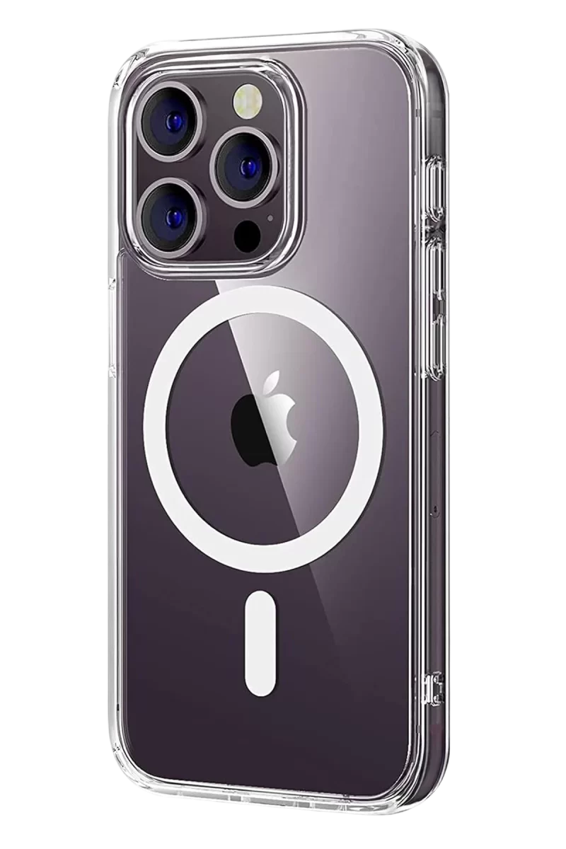 Newface Apple iPhone 16 Pro Max Combo Sert Şeffaf Magsafe Kapak - Şeffaf
