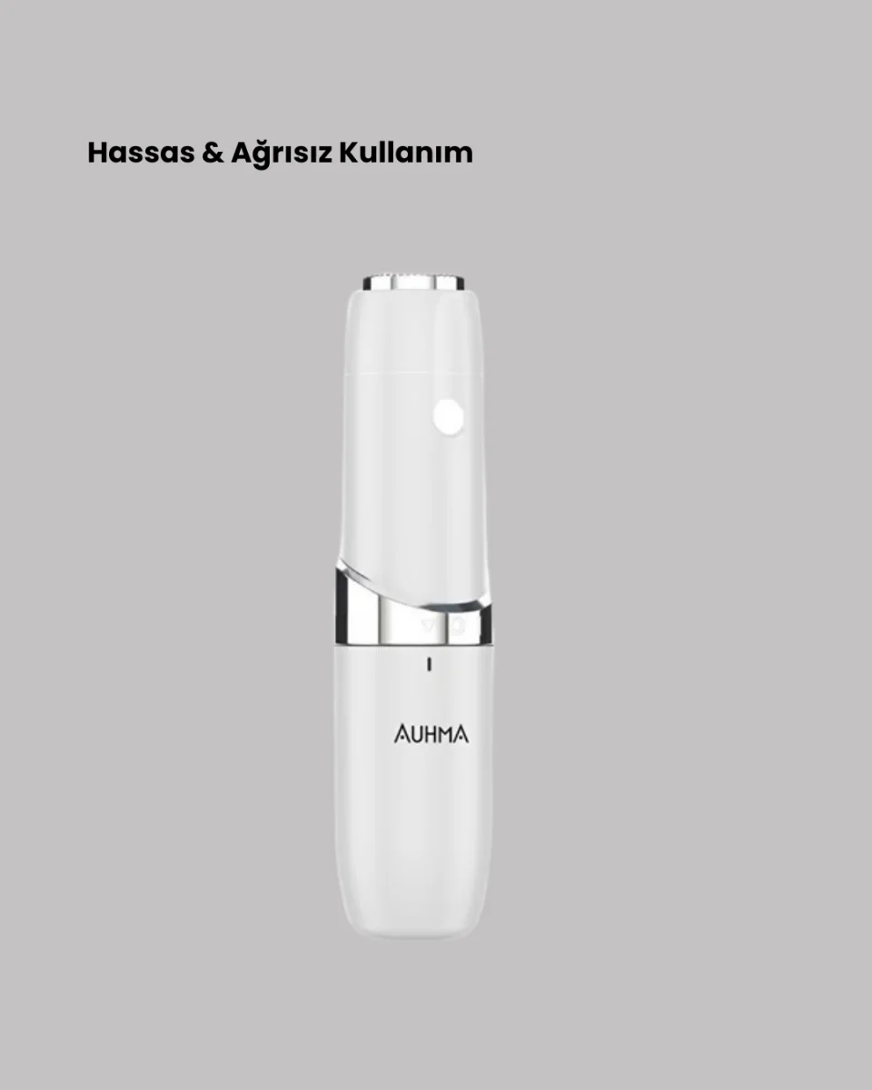 LED Işıklı Yüz Epilasyon Aleti Hassas ve Ağrısız Tüy Alma