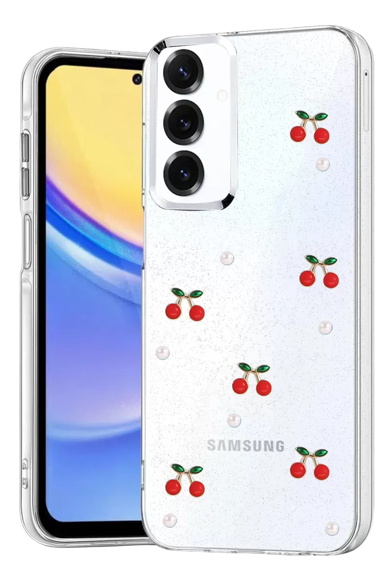 Newface Samsung Galaxy A54 5G Fiyonk Desenli Kapak - Desen 9