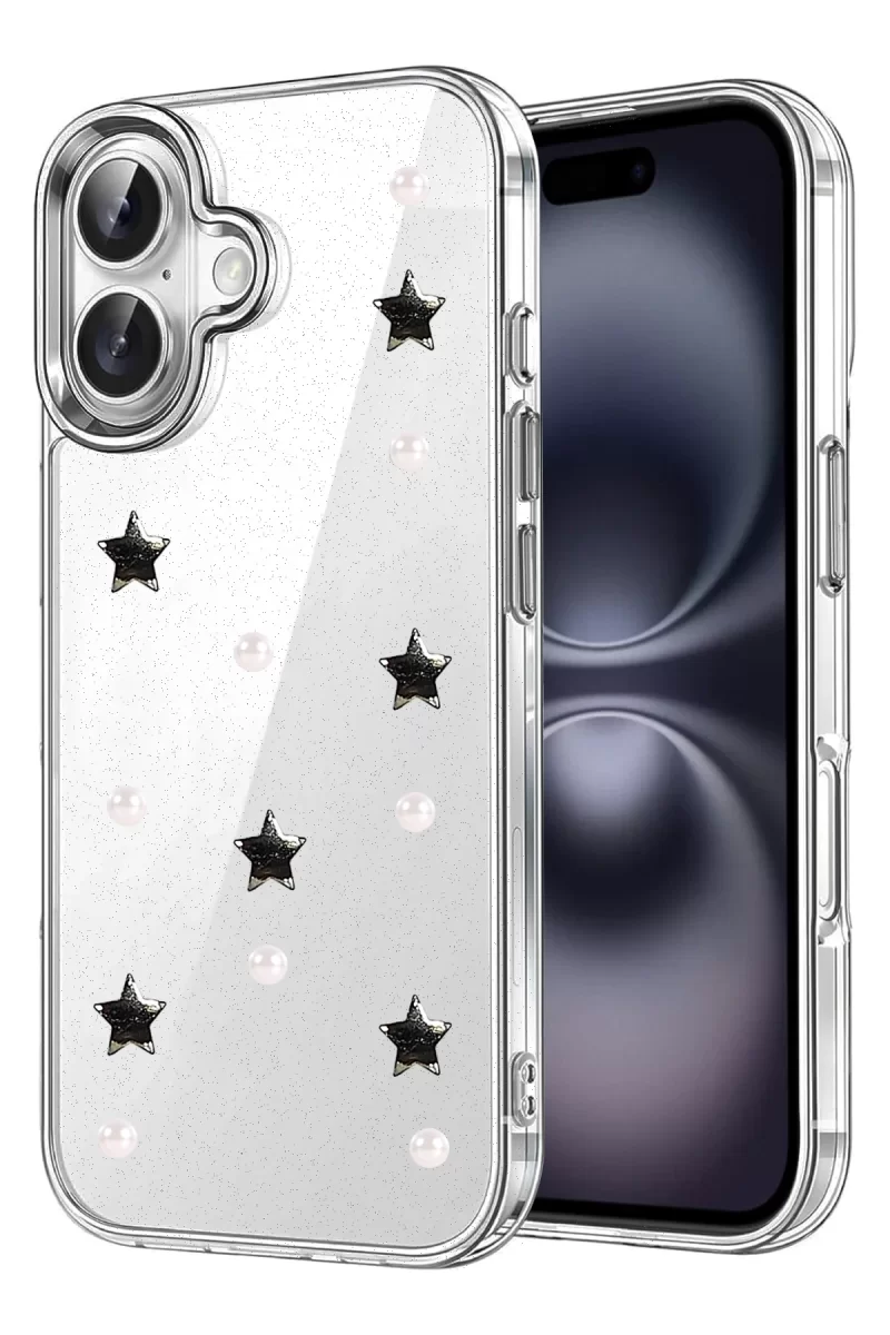 Newface Apple iPhone 17 Fiyonk Desenli Kapak - Desen 7