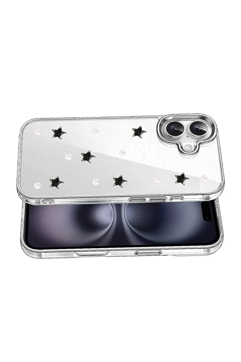 Newface Apple iPhone 17 Fiyonk Desenli Kapak - Desen 7