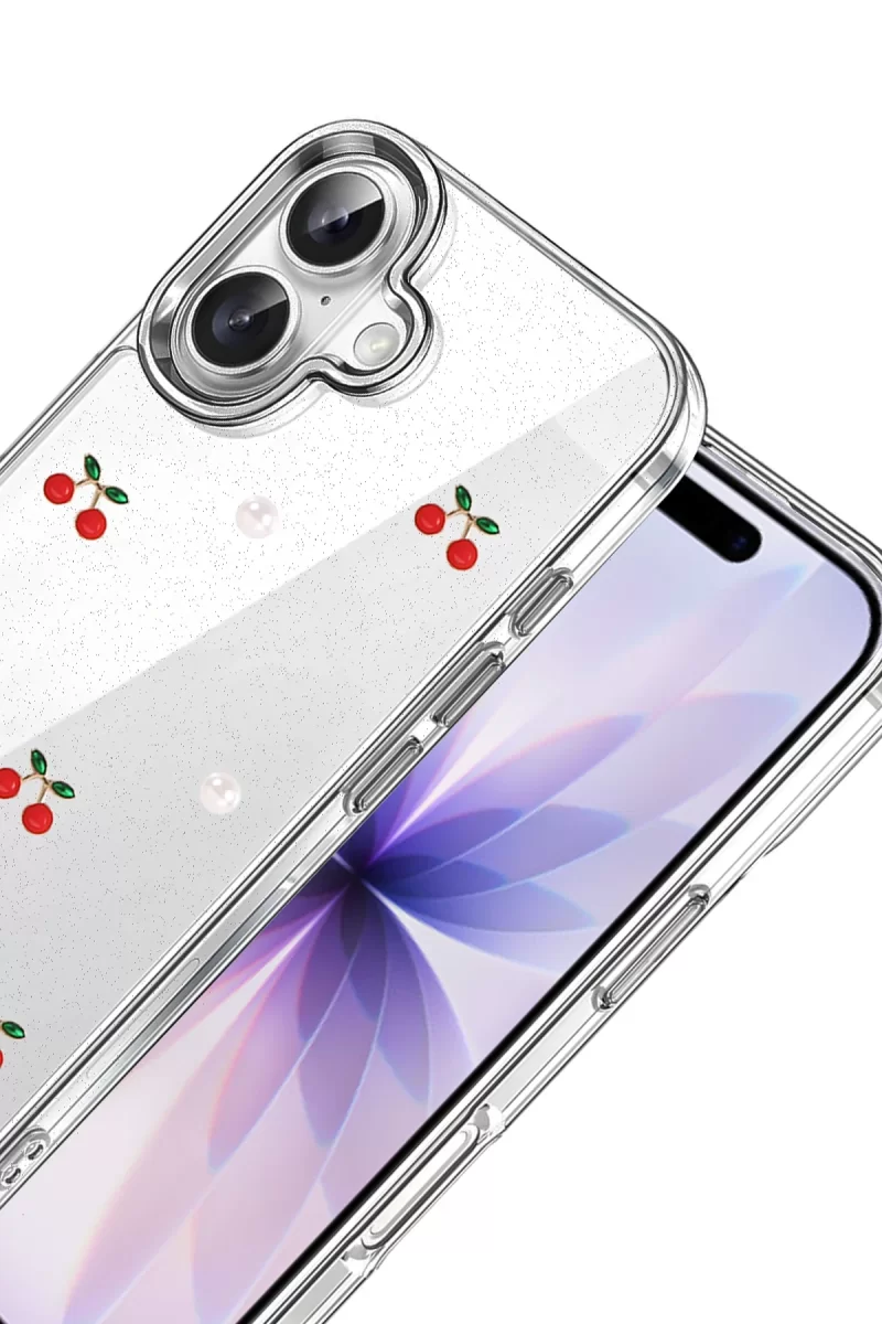 Newface Apple iPhone 17 Fiyonk Desenli Kapak - Desen 9