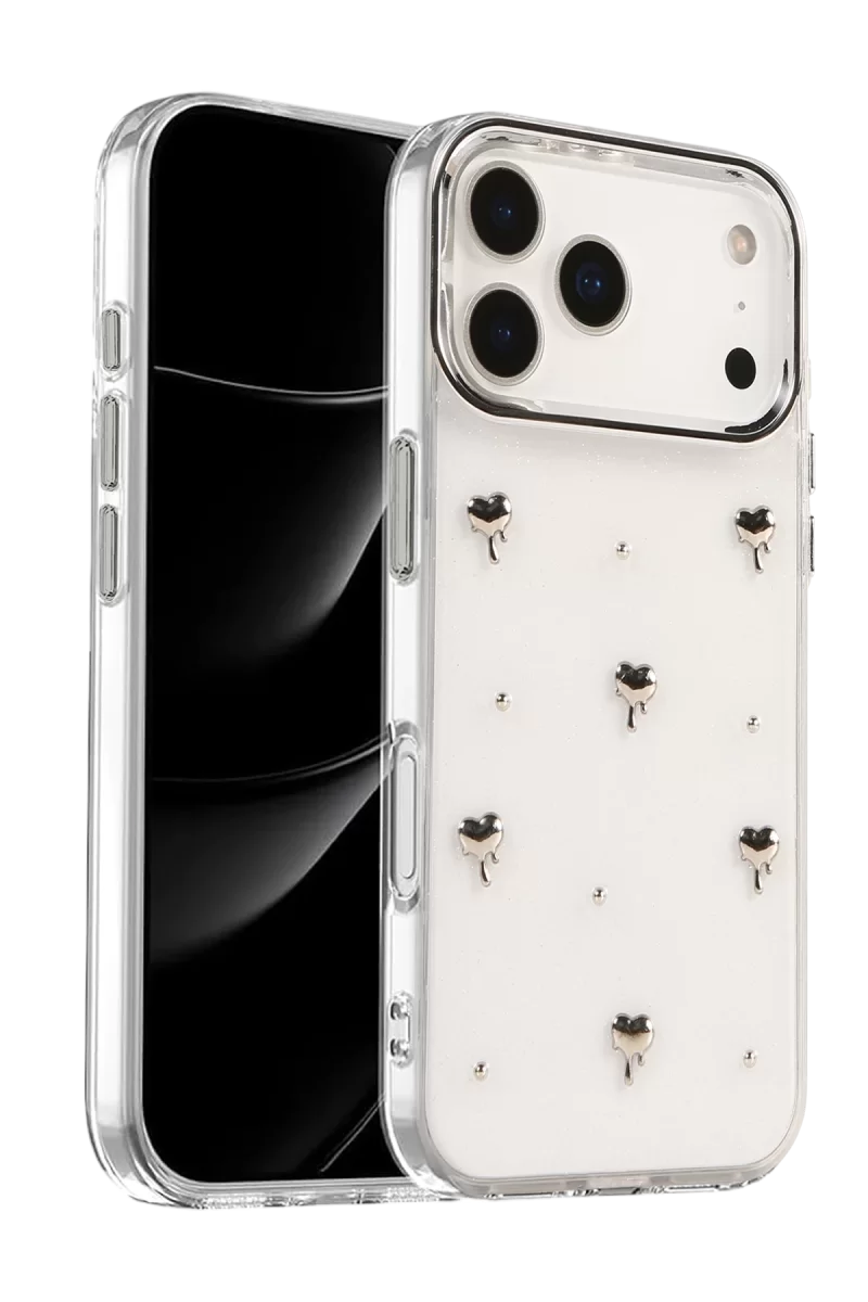 Newface Apple iPhone 17 Pro Fiyonk Desenli Kapak - Desen 1
